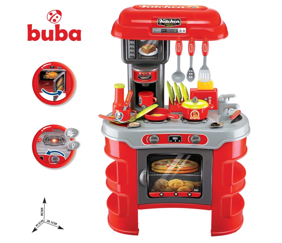 Children's kitchen Buba Kitchen Cook 008-908A, Red