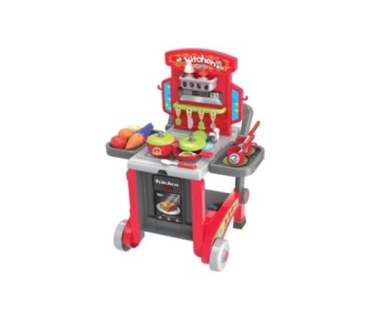 Детска кухня Buba Little Chef 008-930, Куфар, Червена