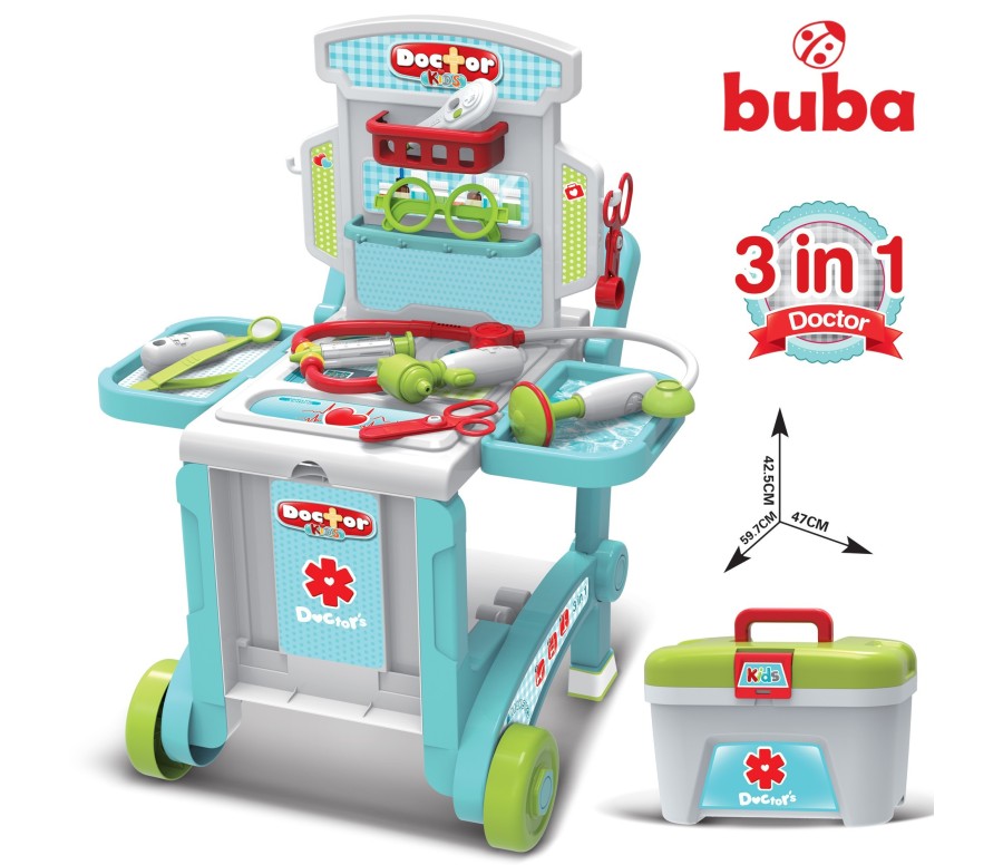Детски лекарски комплект Buba 008-929, Куфар