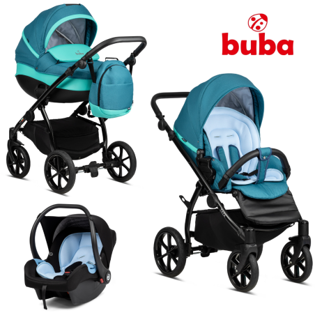 Καρότσι Buba ZAZA 3 σε 1, 026 Sea Blue