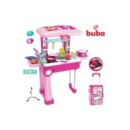 Детска кухня Buba Little Chef 008-921A, Куфар, Розова