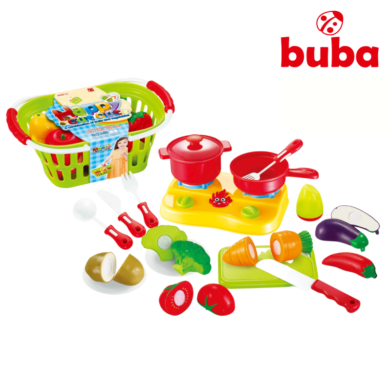 Coș de fructe pentru copii set Buba Shopping 666-36, mare