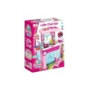 Детска кухня Buba Little Chef 008-921A, Куфар, Розова