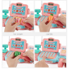 Παιδική ταμειακή μηχανή με αξεσουάρ Buba Fun Shopping 888G, ροζ