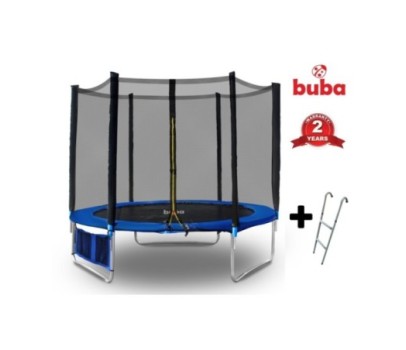 Детски батут Buba 8FT (252 см) с мрежа и стълба