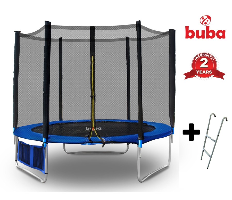 Trampoline Buba 8FT (244 cm) with a net and ladder Trampoline Buba 8FT (244 cm) with a net and ladder