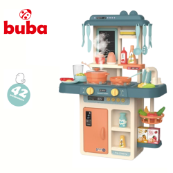 Children's kitchen Buba Home Kitchen, 42 pieces, 889-167, gray