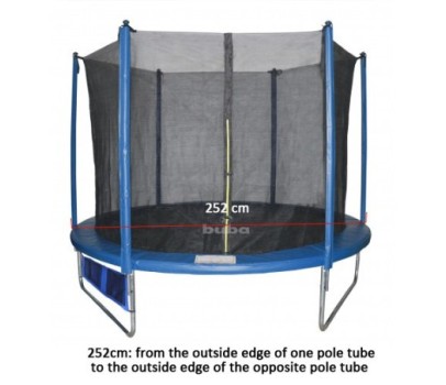 Trampolină Buba 8FT (244 cm) cu plasă interioară și scară