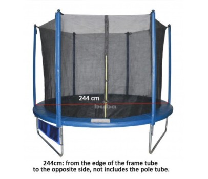 Trampoline Buba 8FT (244 cm) with a inside net and ladder