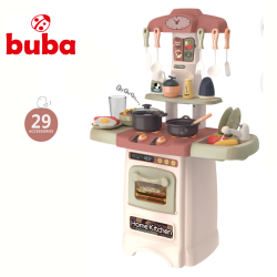 Παιδική κουζίνα Buba Home Kitchen, ρετρό, 889-195, γκρι