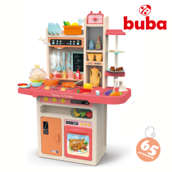 Παιδική κουζίνα Buba Home Kitchen, 65 τεμάχια, 889-162, ροζ