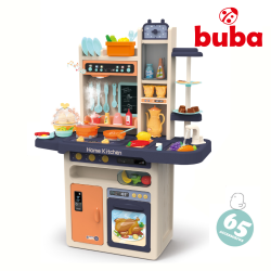 Children's kitchen Buba Home Kitchen, 65 parts, 889-161, gray
