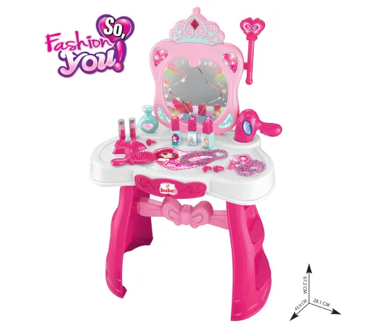 Măsuță de toaletă pentru copii Buba Princess 008-907, roz