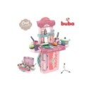 Set de bucatarie pentru copii Buba play set, Roz