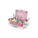 Set de bucatarie pentru copii Buba play set, Roz