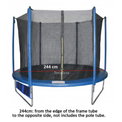 Trampoline Buba 8FT (244 cm) with a inside net and ladder