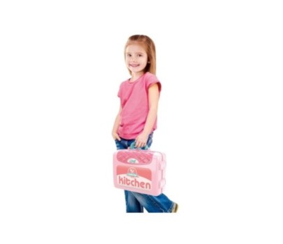 Set de bucatarie pentru copii Buba play set, Roz