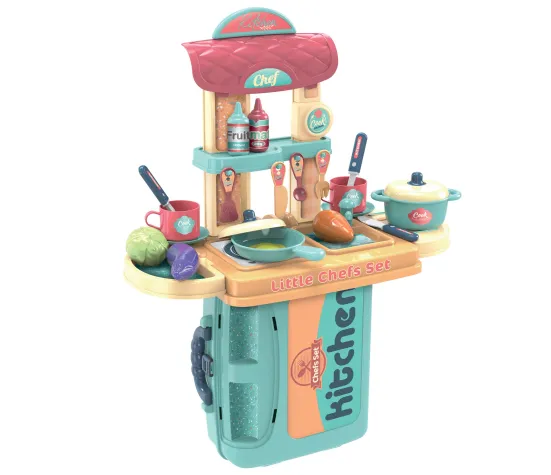 Buba 008-976 Kitchen Play Set in a Case, Blue