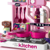 Children's kitchen set Buba Kitchen Chef 008-969, Pink