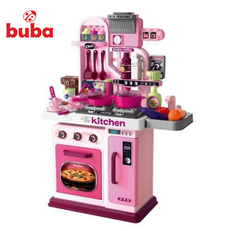 Παιδική κουζίνα Buba Kitchen Chef 008-969, Ροζ