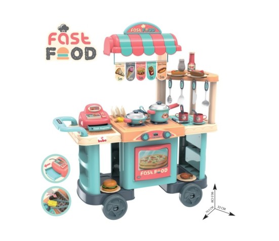 Ресторант на колела Buba Kitchen trolley 008-958, Синя