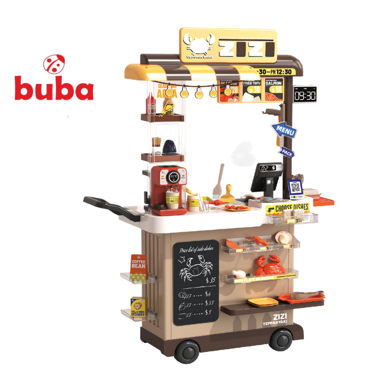 Σετ παιχνιδιού γρήγορου φαγητού Buba Teppanyaki grill 889-285