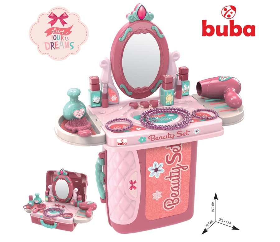 Тоалетка за деца Buba Beauty 008-973, Розова