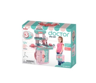 Детски лекарски комплект Buba Little Doctor 008-975, Син/розов