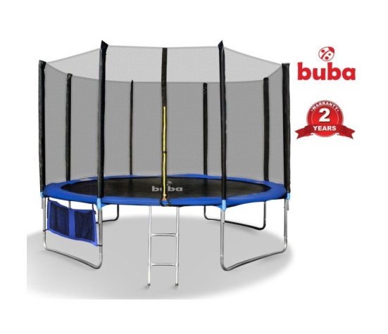 Детски батут Buba 12FT (366 см) с мрежа и стълба