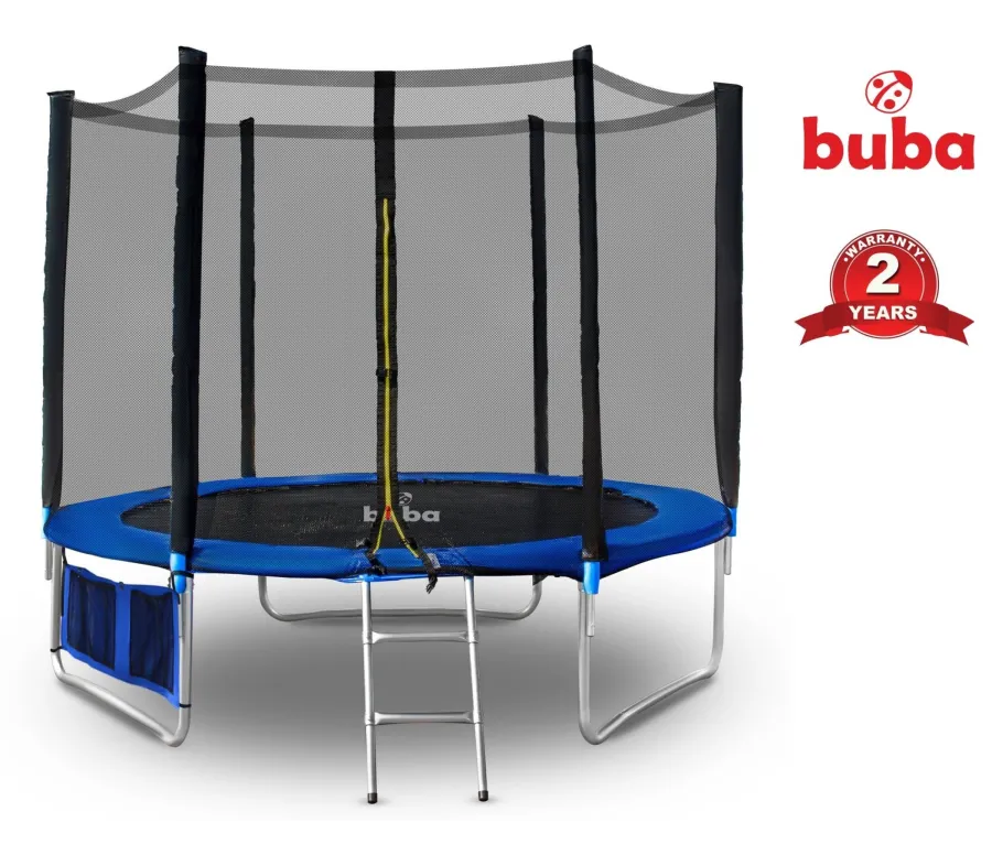 Buba 10FT (305 cm) Kids Trampoline with Safety Net and Ladder