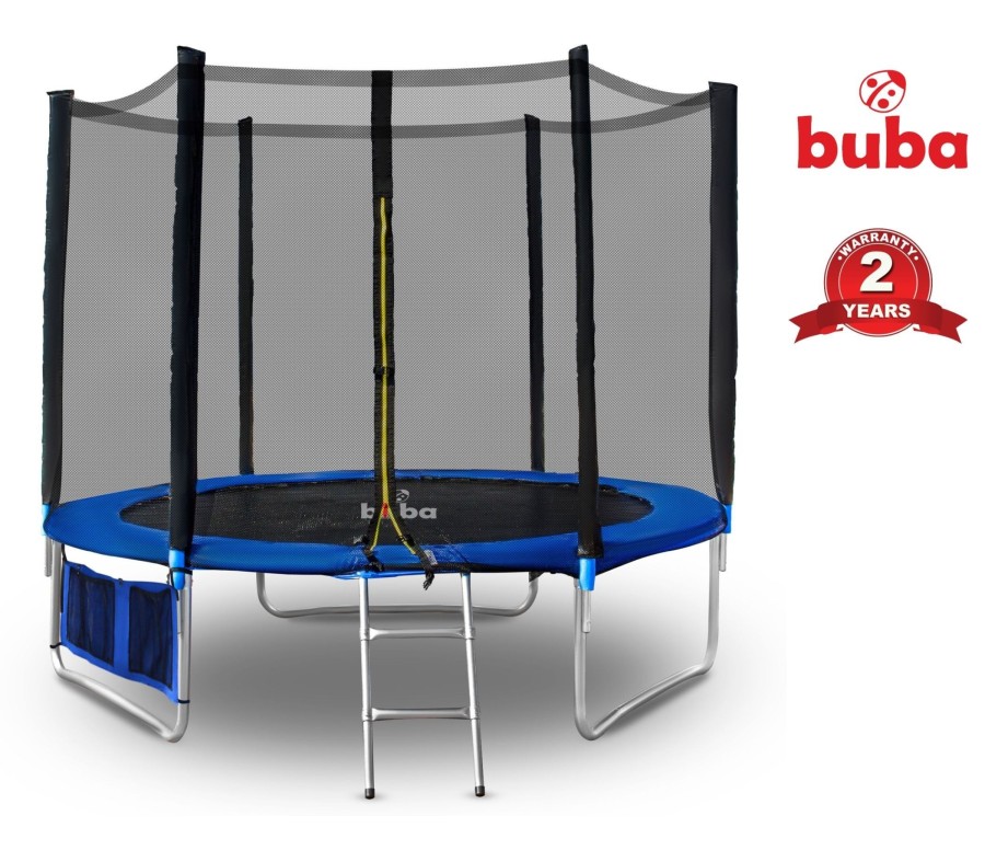 Детски батут Buba 10FT (305 см) с мрежа и стълба