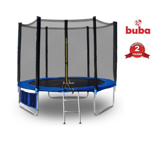 Детски батут Buba 10FT (305 см) с мрежа и стълба