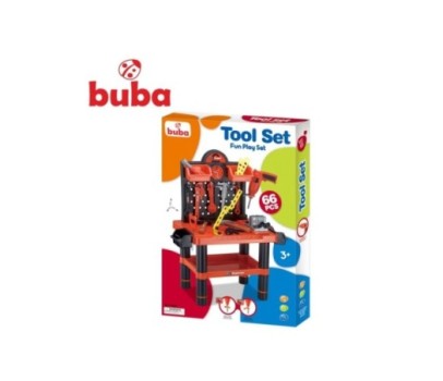 Детски комплект куфар с инструменти Buba Bricolage, Работилница