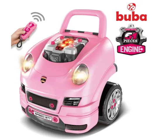 Mașină / joc interactiv pentru copii Buba Motor Sport 008-977, roz