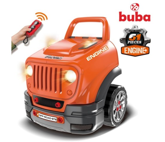 Детски интерактивен автомобил/игра Buba Motor Sport, 008-979 оранжев