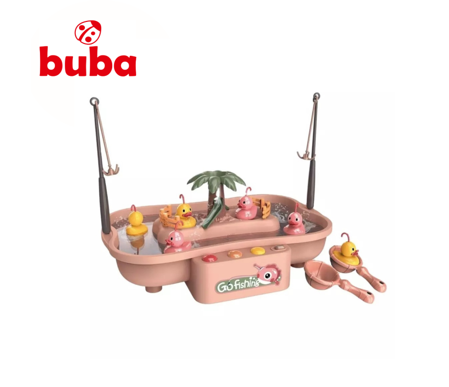 Buba Go Fishing Set, 889-192, πάπια, ροζ