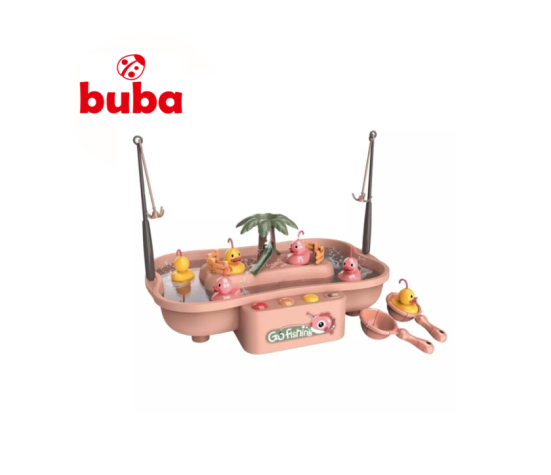 Buba Go Fishing Set, 889-192, πάπια, ροζ