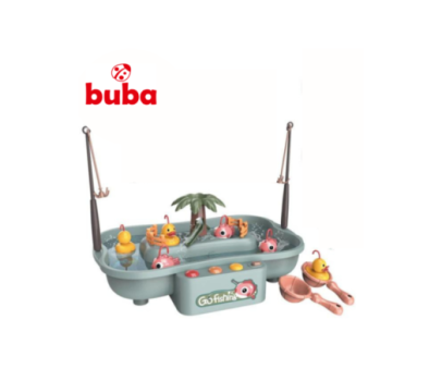 Комплект за риболов Buba Go Fishing, 889-191, патета, сив
