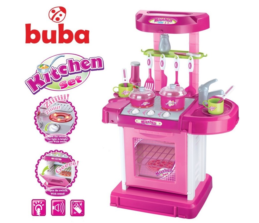 Детска кухня Buba My Kitchen 008-58, Розова