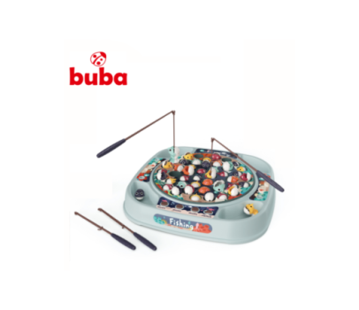 Комплект за риболов Buba Go Fishing, 889-191, патета, сив