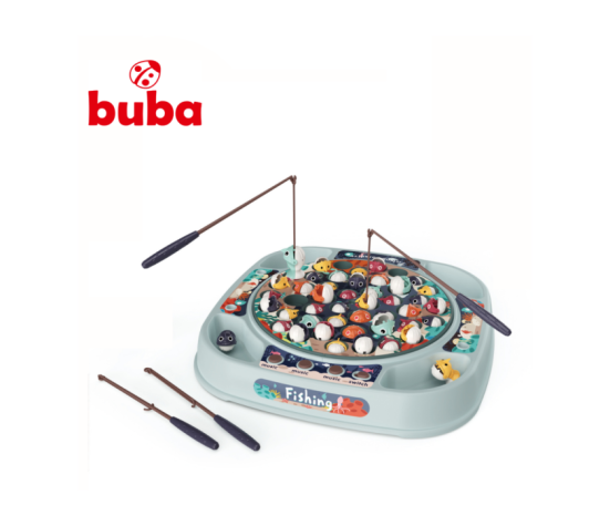 Комплект за риболов Buba Go Fishing, 889-191, патета, сив