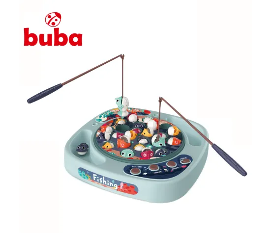 Комплект за риболов Buba Fishing 889-215, 24 рибки, сив