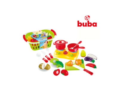 Детски комплект кошница с плодове Buba Shopping 666-36, голям