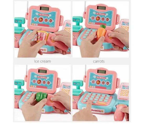 Детски касов апарат с аксесоари Buba Fun Shopping 888F, оранжев