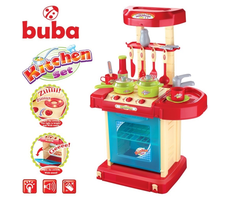 Детска кухня Buba My Kitchen 008-58A, Червена