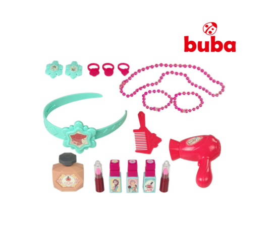 Тоалетка за деца Buba Beauty 008-989, Розово и тюркоаз