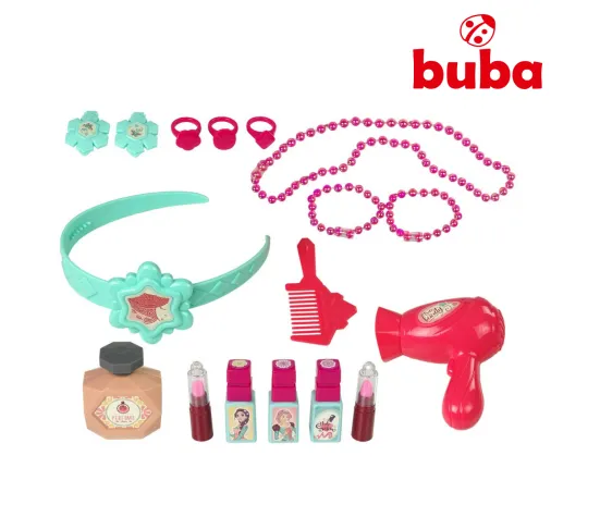 Măsuță de toaletă pentru copii Buba Beauty 008-989, roz și turcoaz