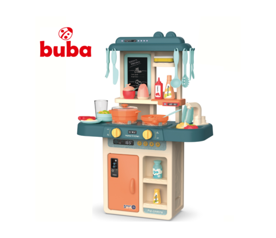 Детска кухня Buba Home Kitchen, 36 части, 889-169, синя