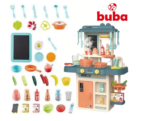 Детска кухня Buba Home Kitchen, 42 части, 889-167, сива