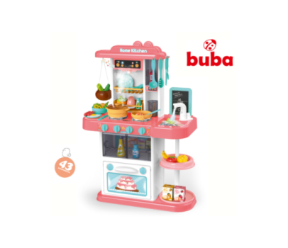 Παιδική κουζίνα Buba Home Kitchen, 43 μέρη, 889-164, ροζ